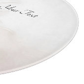 Ivory White Flowers Cutting Board Schneidebrett (Ecke)