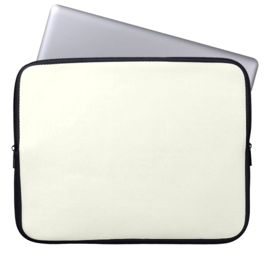 Ivory White Laptopschutzhülle (Vorderseite)