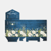 Ivory White Roses Greenery Blumengeschenk Hochzeit Geschenkschachtel (Ungefaltet)