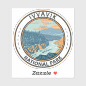 Ivvavik Nationalpark Kanada Reisen Kunst Vintag Aufkleber (Blatt)