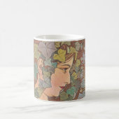 Ivy - Alphonse Mucha Kaffeetasse (Mittel)