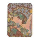 Ivy - Alphonse Mucha Magnet (Vertikal)