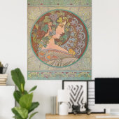 Ivy - Alphonse Mucha Poster (Heimbüro)