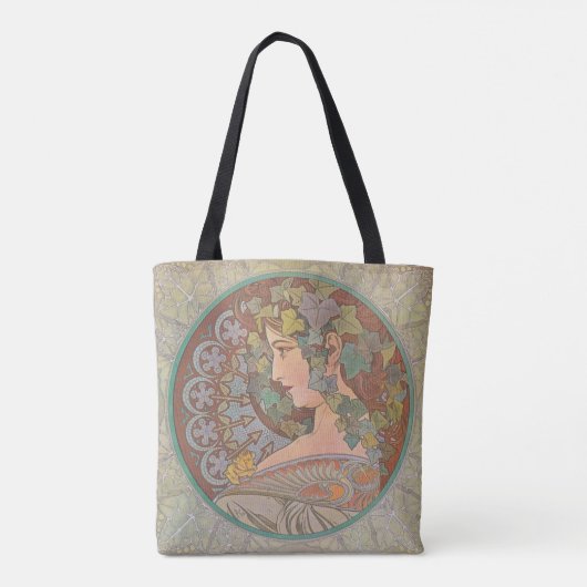 Ivy - Alphonse Mucha Tasche (Rückseite)