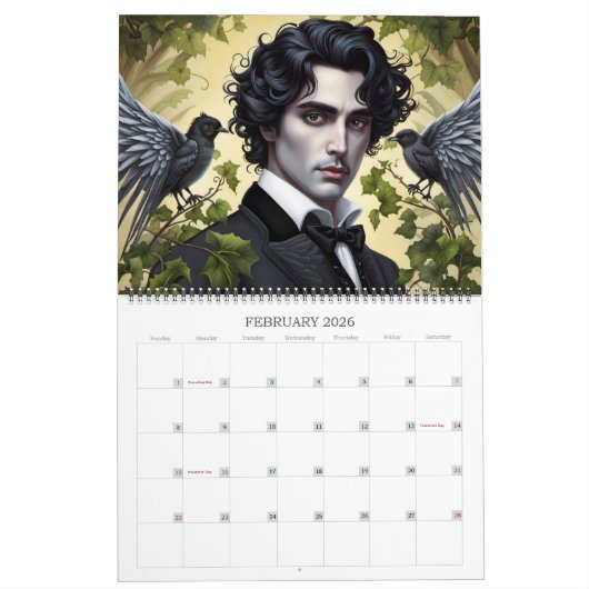 Ivy and Bat Signature Collection Art-Kalender Kalender (Feb 2026)