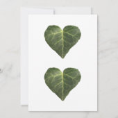 Ivy and Hearts Save the Date (Rückseite)
