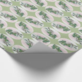 Ivy and Holly Christmas Geschenkpapier (Ecke)