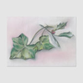Ivy and Holly Christmas Seidenpapier (Vorderseite)