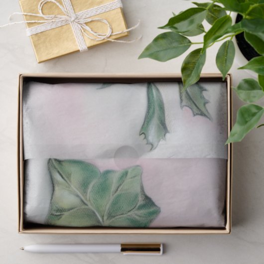 Ivy and Holly Christmas Seidenpapier (Geschenk)