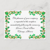 Ivy and Rose Empfang Card Personalisiert Ankündigu Begleitkarte (Vorderseite)