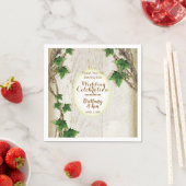 Ivy and Willow Wedding Serviette (Beispiel)