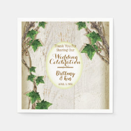 Ivy and Willow Wedding Serviette