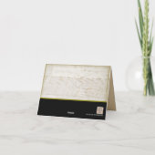 Ivy and Willow Wedding Vielen Dank Anmerkungen Dankeskarte (Rückseite)