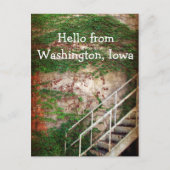 Ivy, Brick und Treppen Postkarte (Vorderseite)