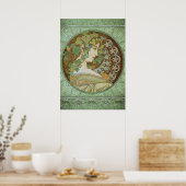 Ivy by Alphonse Mucha Art Nouveau Poster (Küche)