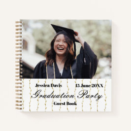 Ivy Classic Graduation Party Guest Sign in Notizblock