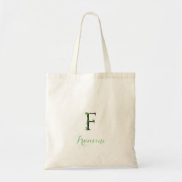 Ivy Design auf Monogram F Tote Bag Tragetasche