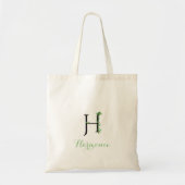Ivy Design auf Monogram H Tote Bag Tragetasche (Vorne)