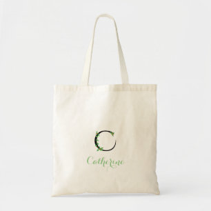 Ivy Design on Monogram C Tote Bag Tragetasche