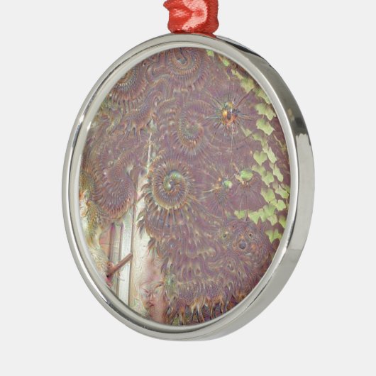 Ivy Dreams Silbernes Ornament (Links)