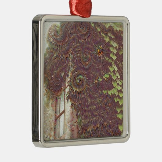 Ivy Dreams Silbernes Ornament (Rechts)