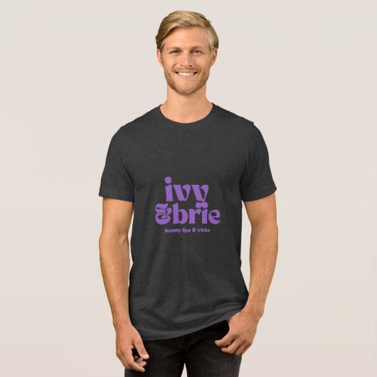 Ivy Ebrie Beauty And Tricks T-Shirt Tri-Blend Shirt (Vorderseite voll)