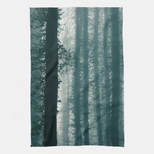 Ivy Forest Nature Foto Geschirrtuch (Vertikal)