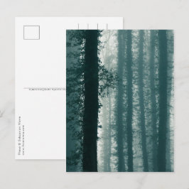 Ivy Forest Nature Foto Postkarte