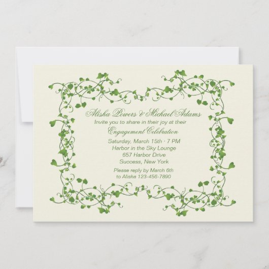 Ivy Frame Einladung (Vorderseite)