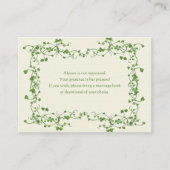 Ivy Frame Enclosure Card Begleitkarte (Vorderseite)