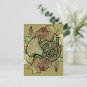 Ivy French Horn Postkarte (Stehend Vorderseite)