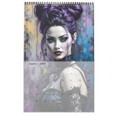 Ivy Gothic Fashion Collvable Art Calendar Kalender (Mär 2027)