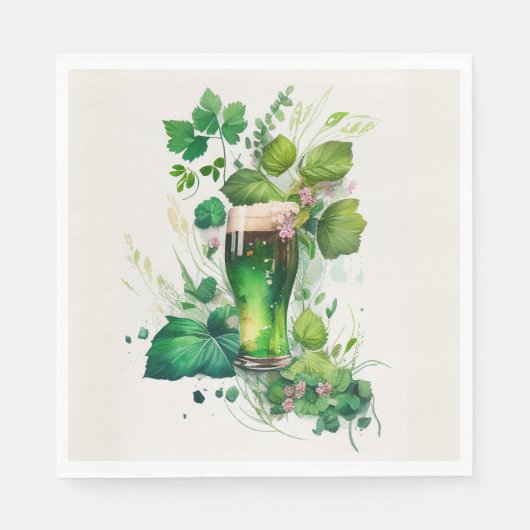 Ivy Green Beer Serviette (Vorderseite)