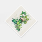 Ivy Green Beer Serviette (Ecke)