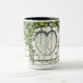 Ivy Heart Window Rainy Day Tales Boy Tasse (Zentrum)