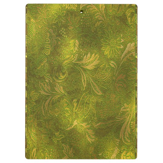 Ivy Jordshire Old Book Elegant Style Monogramm Klemmbrett (Rückseite)