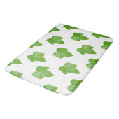 Ivy Leaf Pattern Badematte (Schrägansicht)