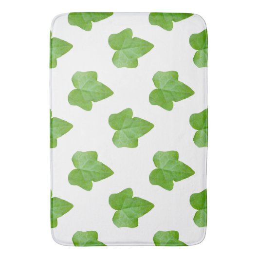 Ivy Leaf Pattern Badematte (Vorderseite Vertikal)