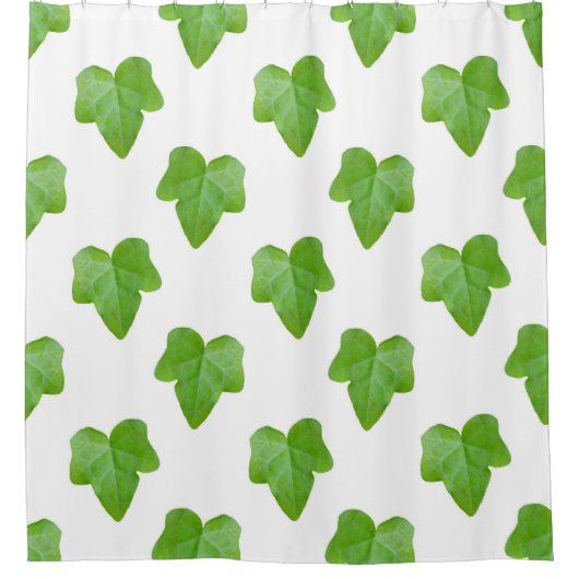 Ivy Leaf Pattern Duschvorhang (Vorderseite)