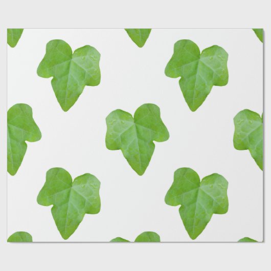 Ivy Leaf Pattern Geschenkpapier (Flach)