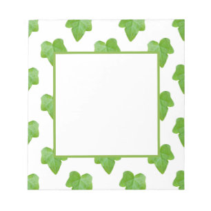 Ivy leaf Pattern Notizblock