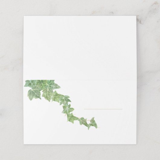 Ivy Leaf Platzkarten (Außenseite Aufgefaltet)