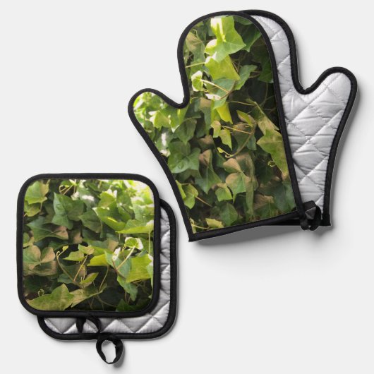 Ivy Ofenhandschuh & Topflappen-Set (Vorderseite/Rückseite)