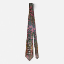 Ivy on the tree with Motto - Neck Tie