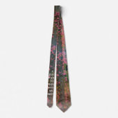 Ivy on the tree with Motto - Neck Tie Krawatte (Rückseite)