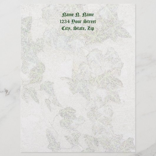 Ivy on Tree Letterhead Stationierung Briefbogen (Vorderseite)