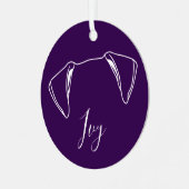 Ivy Ornament (Paw Prints) (Vorderseite links)