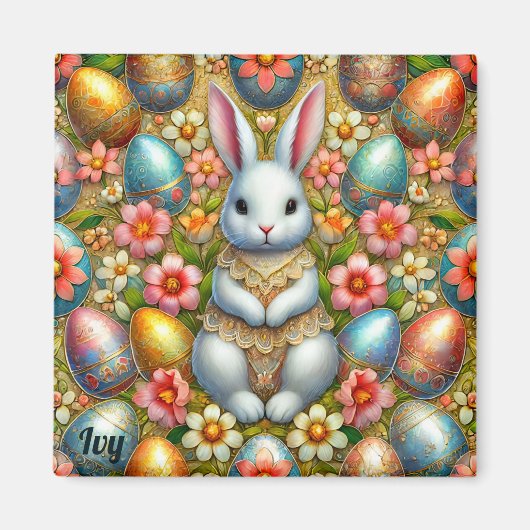 IVY ~ Osterhase und Eier ~ Magnet (Vorne)