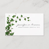 Ivy Pflanze Green Leaf Visitenkarte (Vorderseite)