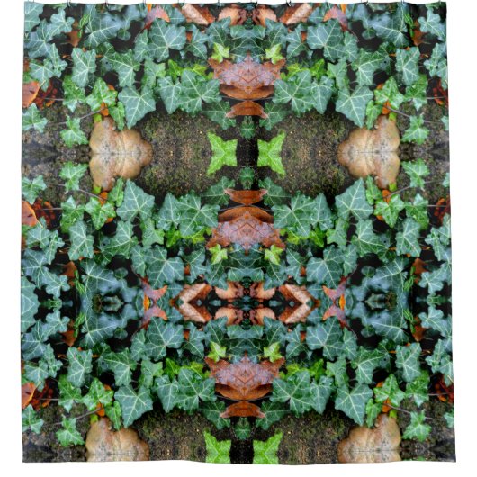 Ivy und Felsstein Duschvorhang (Vorderseite)